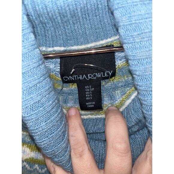 Cynthia Rowley Women's Multicolor Pullover Sweater Sz S - Picture 3 of 4